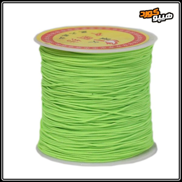 نخ زرگری 1mm سبز فسفری