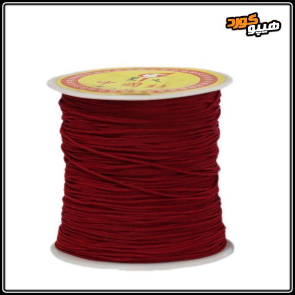 نخ زرگری 1mm زرشکی