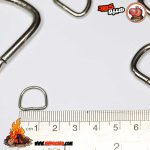 حلقه های نیم گرد روکش کروم - Image 2